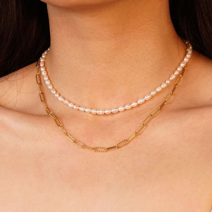 "Kamilla" Simple Pearl Necklace