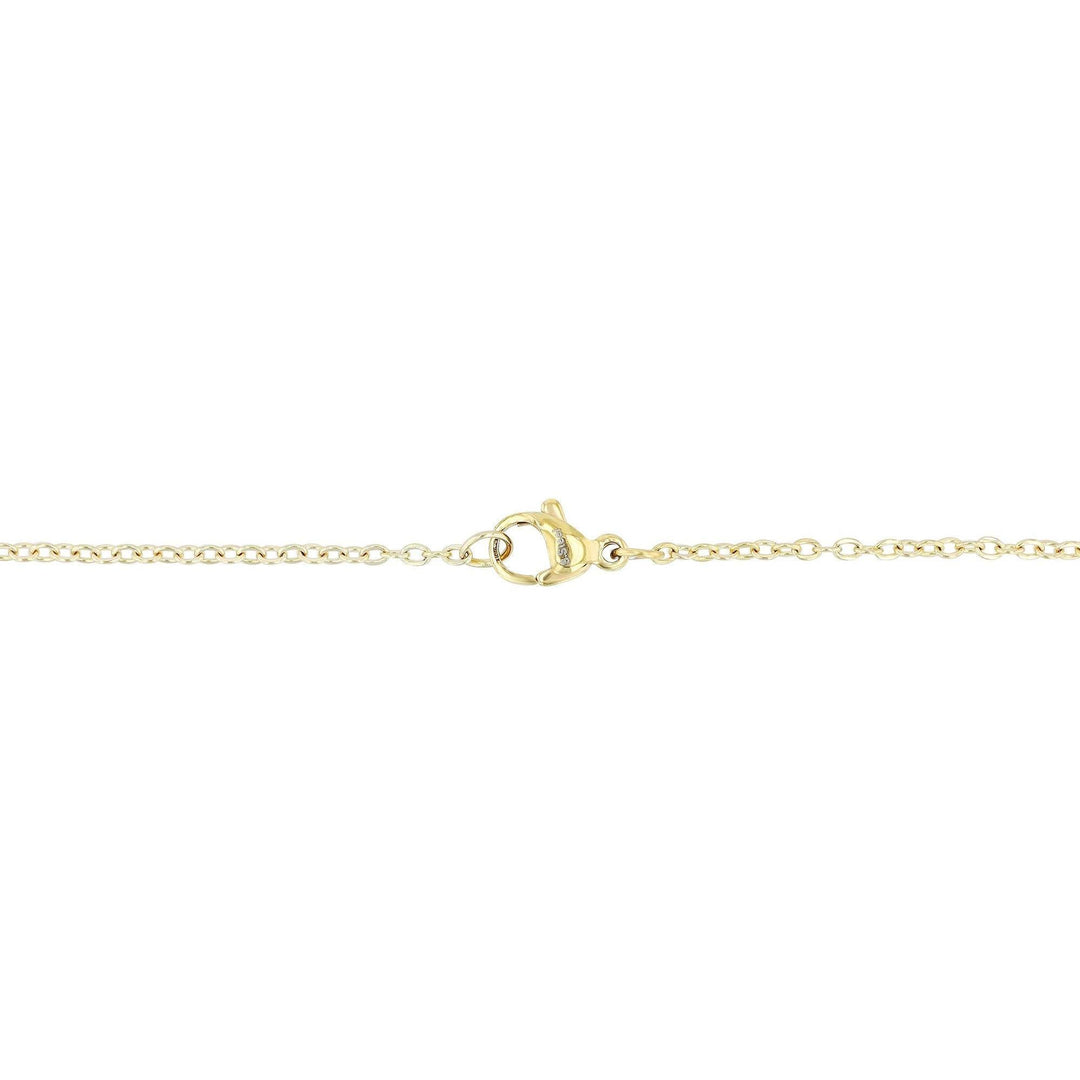 "Aurevia" – Gold Necklace with Mother-of-Pearl Moon Pendant