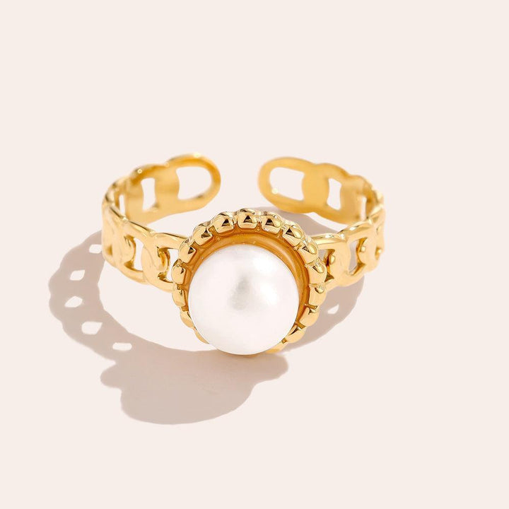 "Avanella" Fancy Pearl Ring