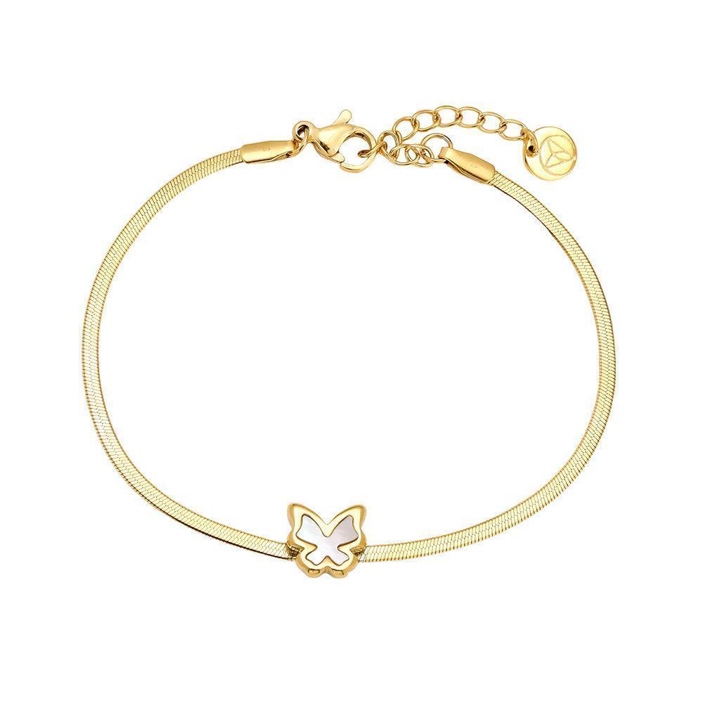 „Avelnara“ Shell Butterfly Armband