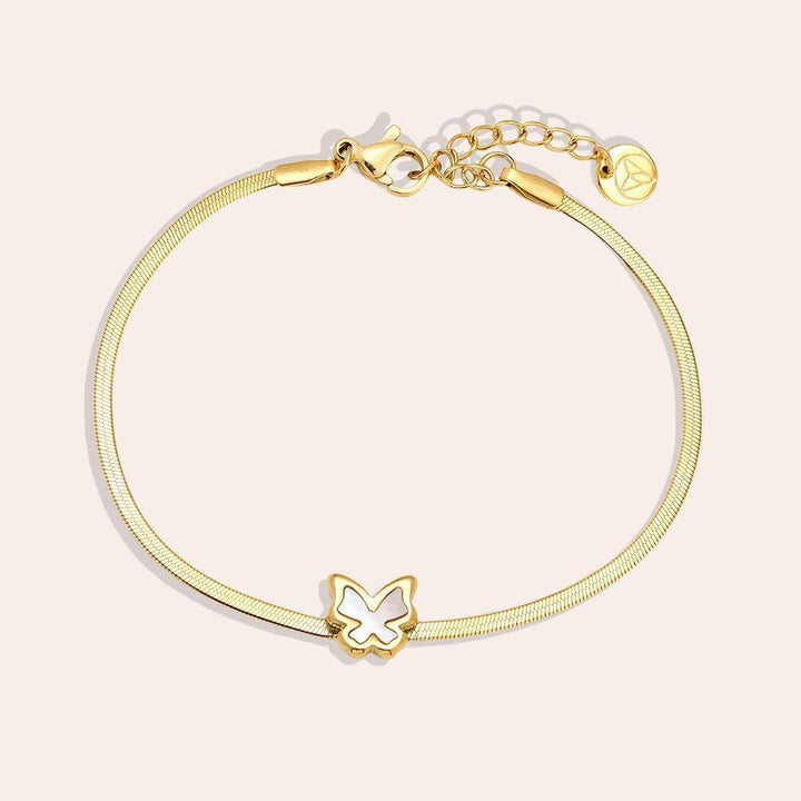 „Avelnara“ Shell Butterfly Armband