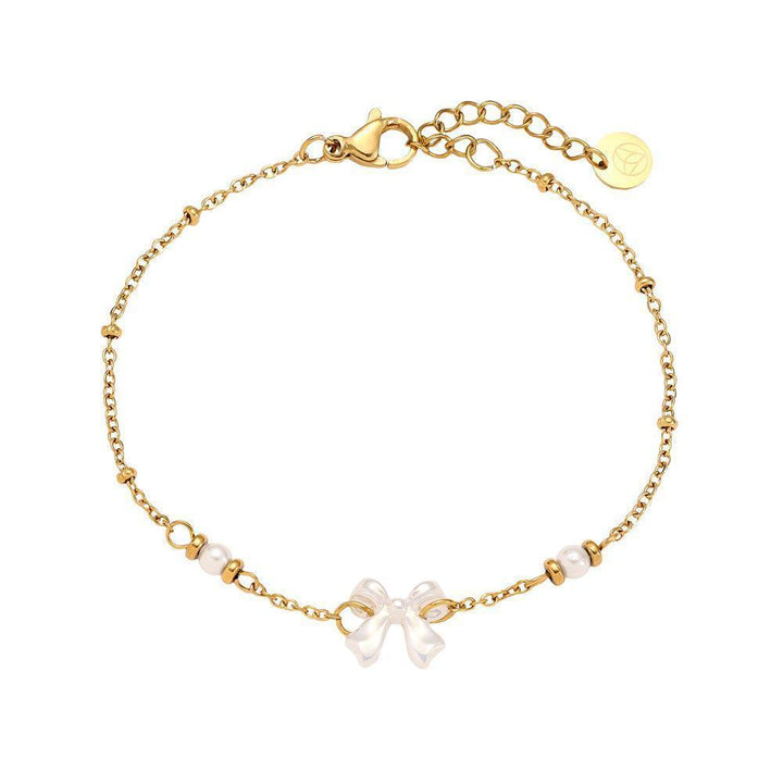„Elasira“ Pearl Dots And Butterfly
