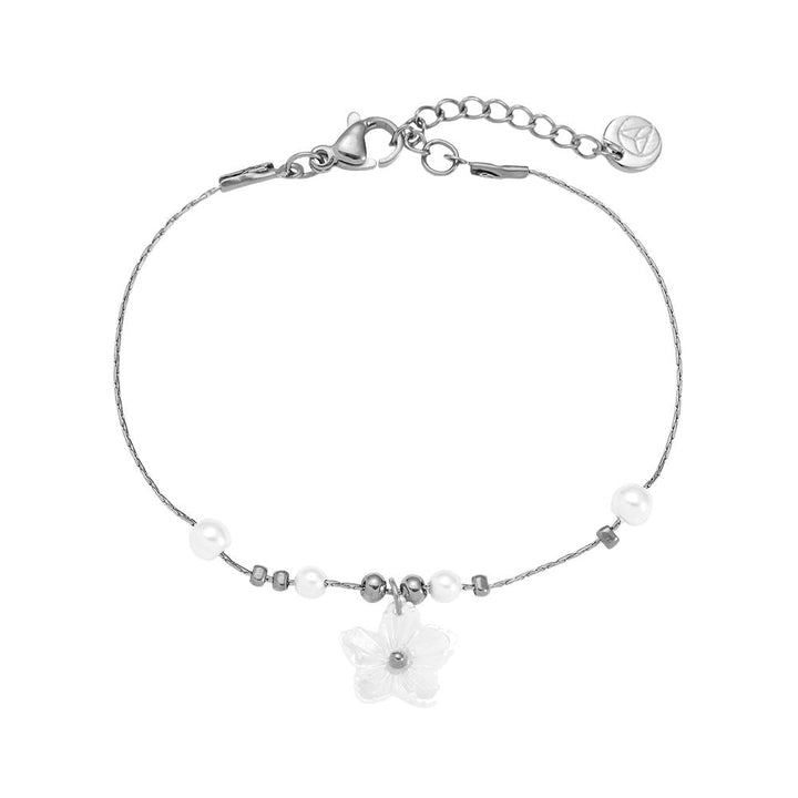 „Elinara“ Pearl Dots And Flower Armband