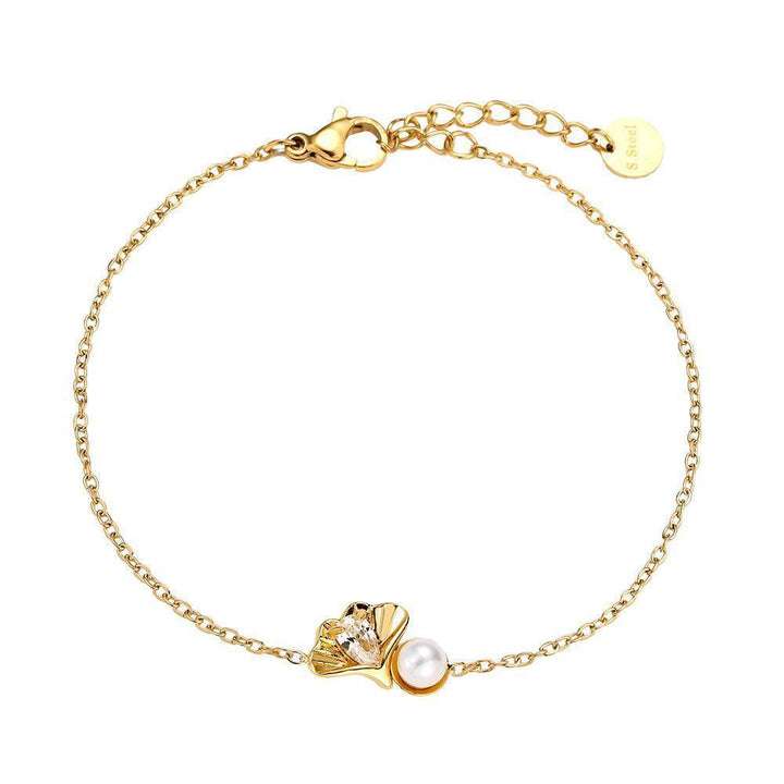 "Ivivia" Shell and Pearl Bracelet