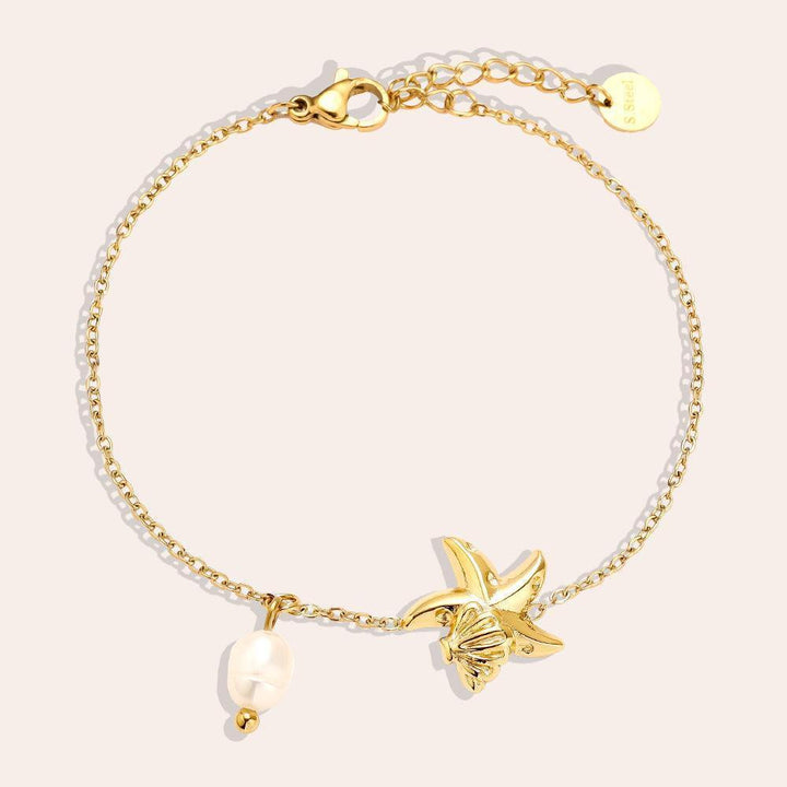 "Noraniraa" Ocean And Pearl Bracelet