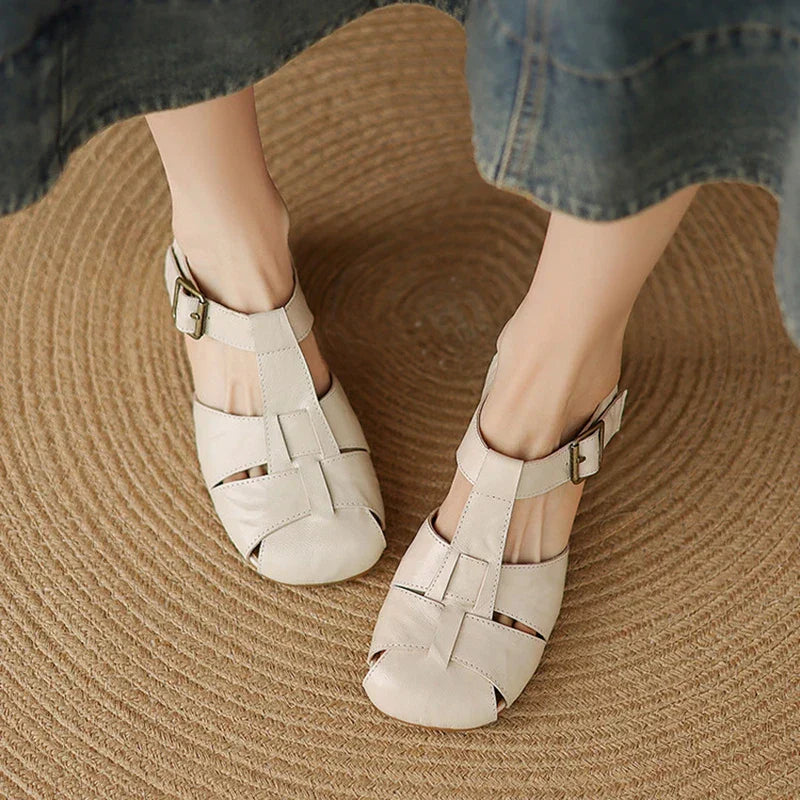 Coralia Chunky Heel Shoes