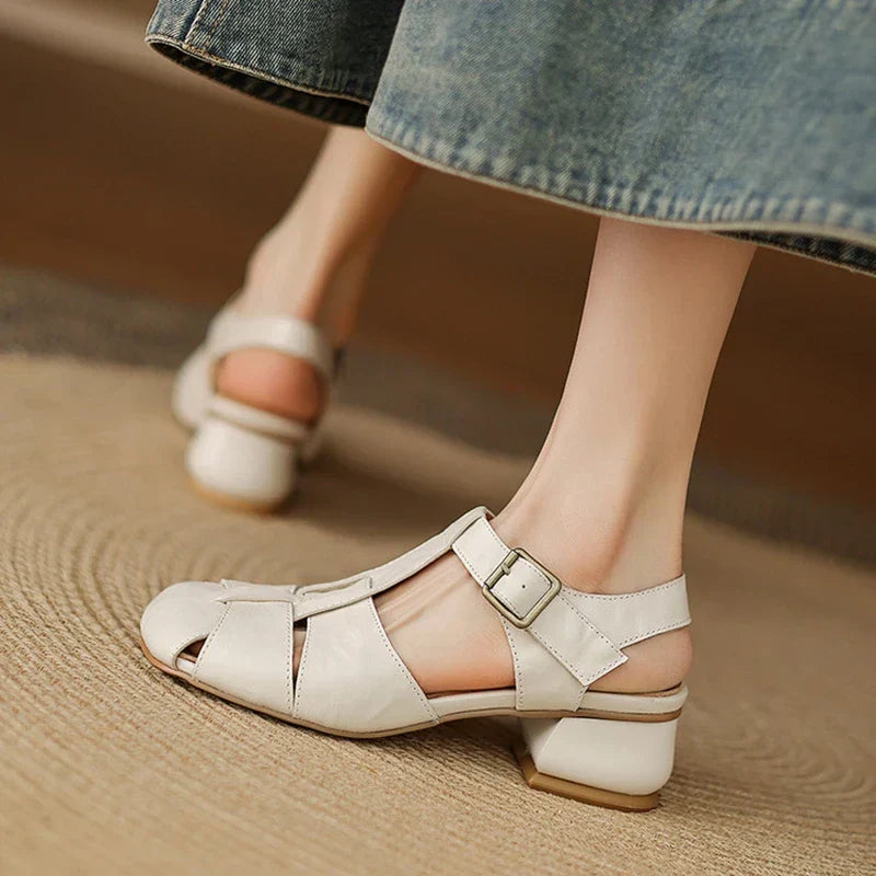 Coralia Chunky Heel Shoes
