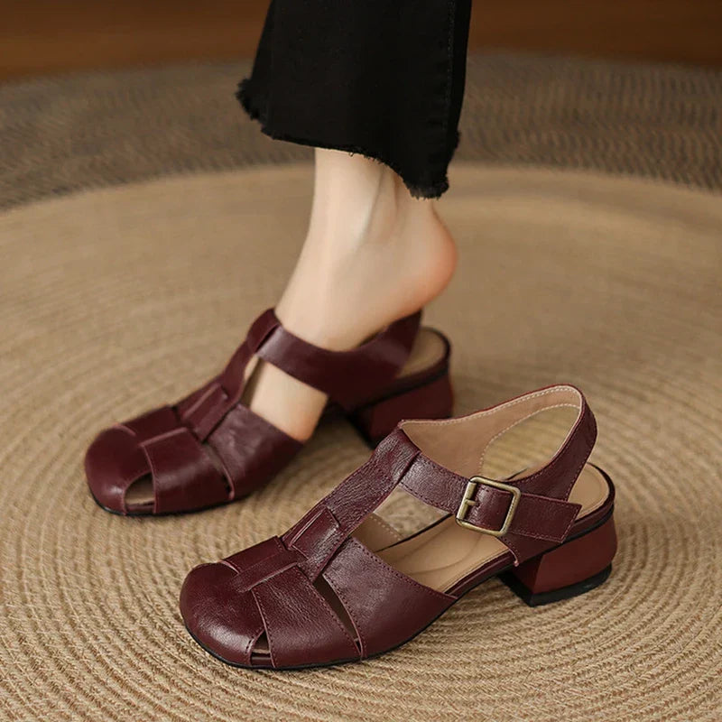 Coralia Chunky Heel Shoes