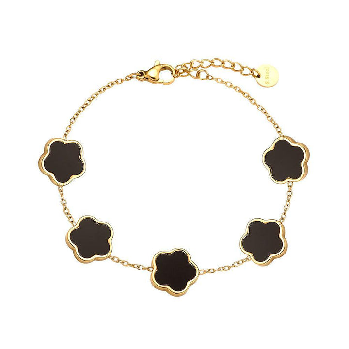 "Suriel" Shell Flowers Edelstahl Armband