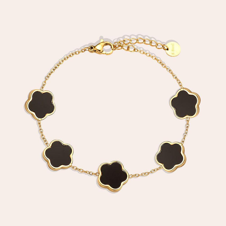 "Suriel" Shell Flowers Edelstahl Armband